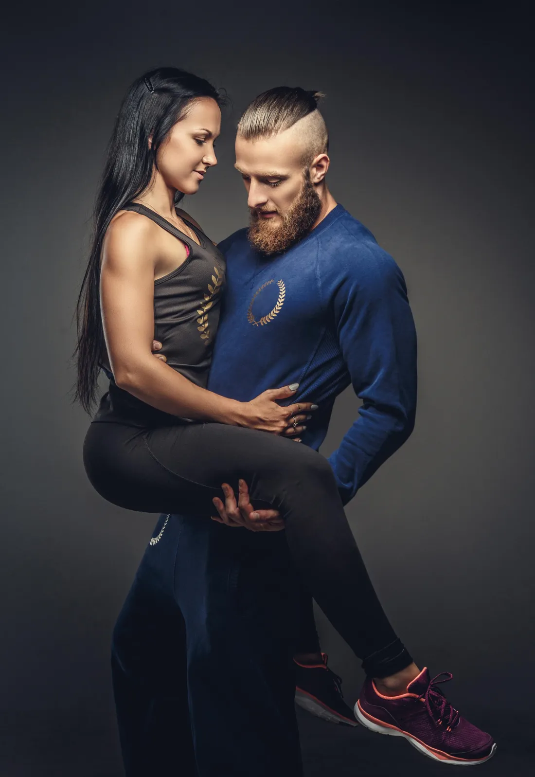 A couple standing together