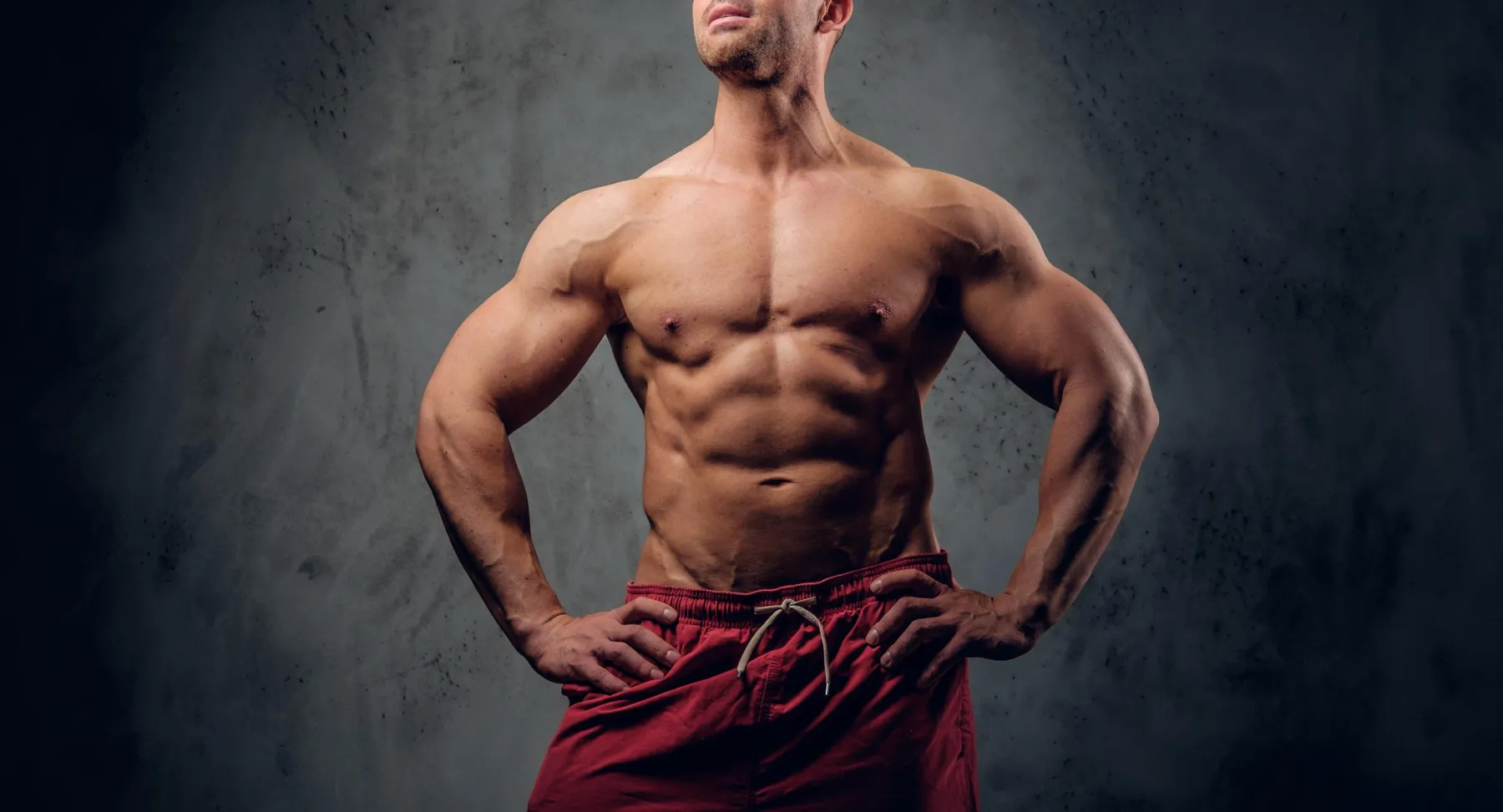 Athletic male physique